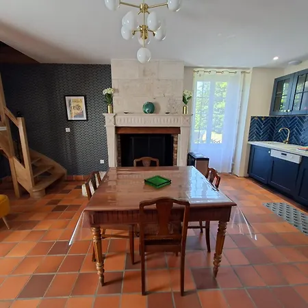 בית נופש La Glycine, Maison Au Calme Avec Jardin, Fibre Wi-fi, 20 Min Des Plages, Parking Prive *